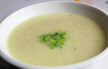 Krémová polévka z řapikatého celeru
